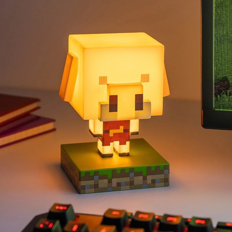 Stalinė lempa Paladone Icon Light PP14431MCF Piglin LED, dekoratyvus žaidimų tematikos dizainas