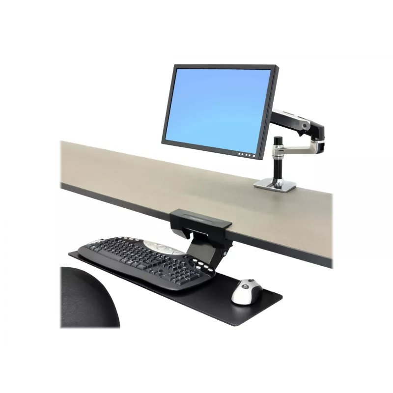 Po stalu montuojamas klaviatūros laikiklis Ergotron Neo-Flex 97-582-009 juodas