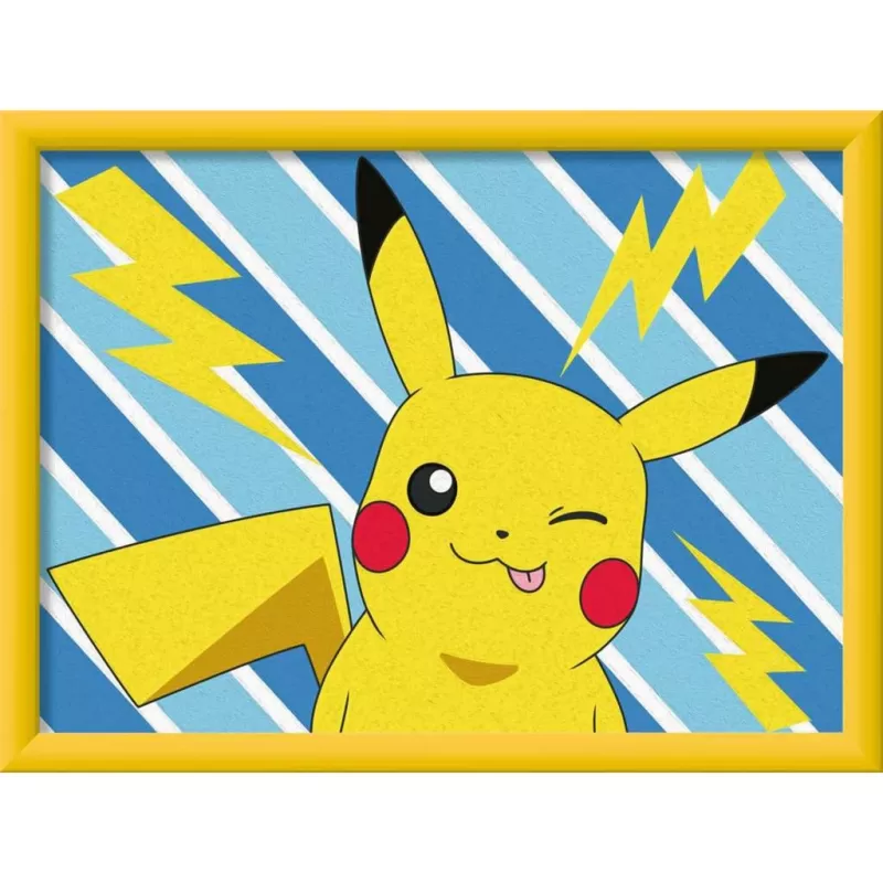 Tapybos rinkinys Ravensburger CreArt — Cheeky Pikachu (modelis 25557) tapybos pagal skaičius rinkinys