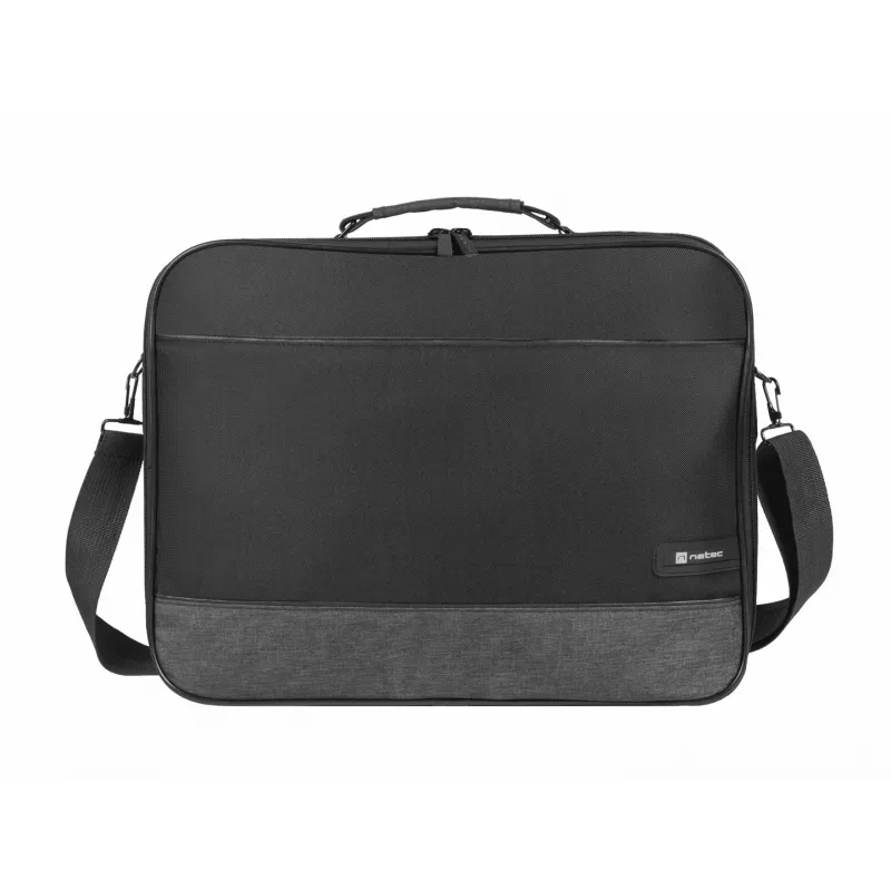 Messenger case NATEC Impala 2 for 43.9 cm (17.3 inch) laptops, polyester, Pilka, 50×445×315 mm