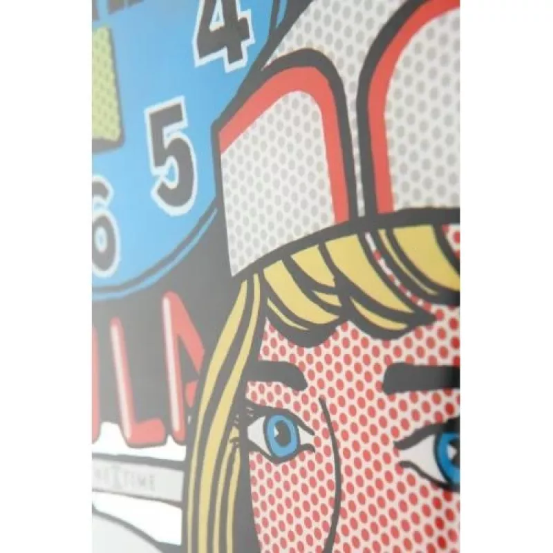 NeXtime klok 8167 Delux Diner, 43x43cm, Sieninis, Įvairiaspalvis