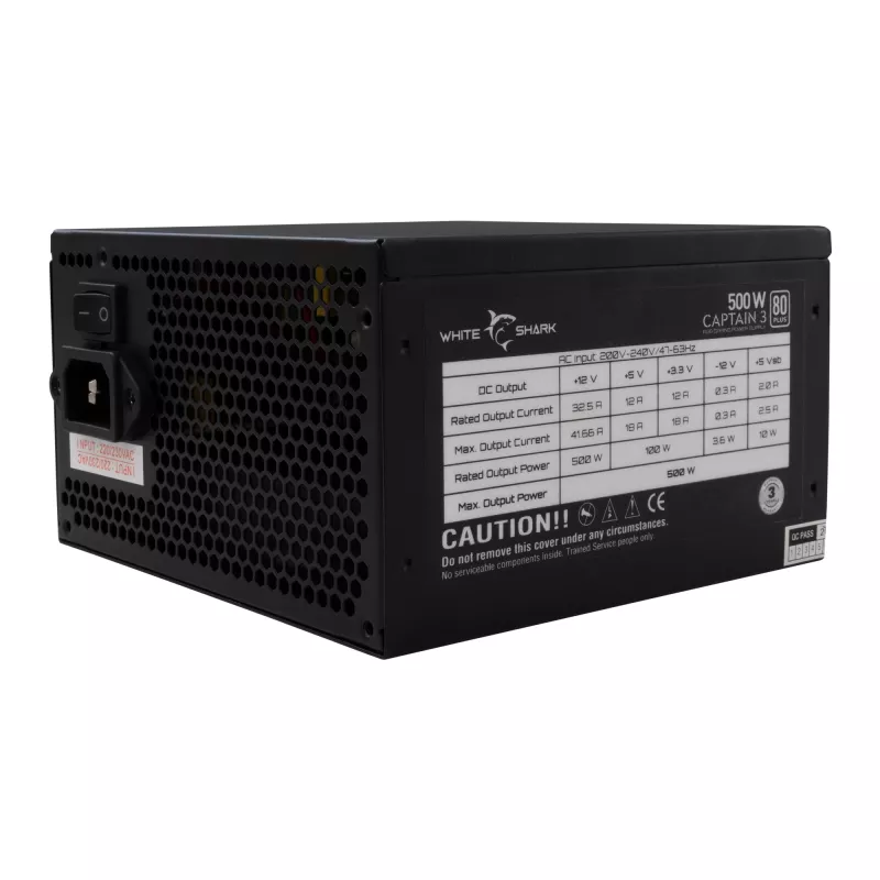 Maitinimo blokas White Shark GPSU-W500F Captain 3 500W