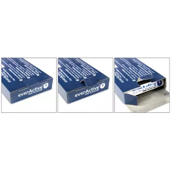 Vienkartinė šarminė baterija everActive LR0310PAK AAA 1,5V 1250mAh, pakuotėje 10 vnt.