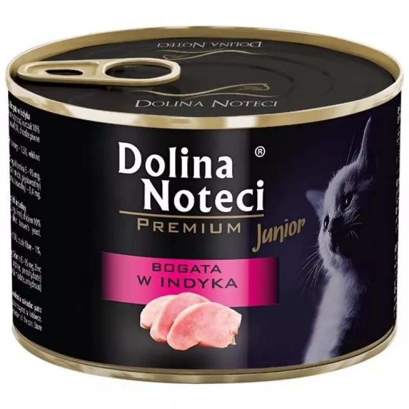 DOLINA NOTECI Premium su kalakutiena - drėgnas kačių maistas - 185 g