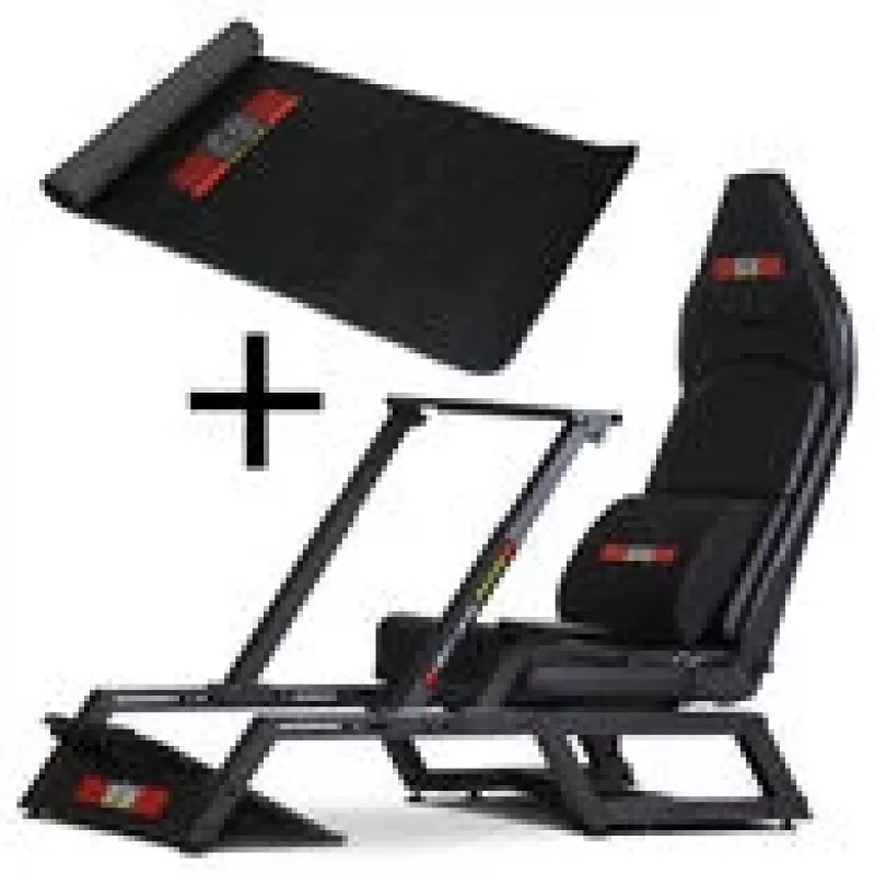 Next Level Racing F-GT Formula > Simuliatoriaus Kabina + Grindų Kilimėlis žaidimų kilimėlis