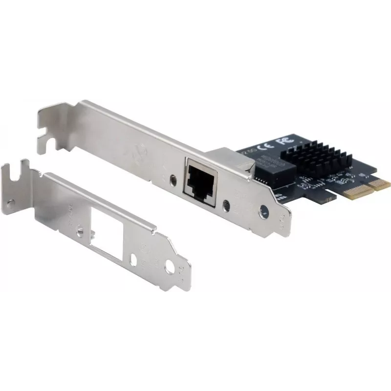 PCIe tinklo plokštė Exsys EX-60111 — 2,5 Gigabit Ethernet, PCIe sąsaja