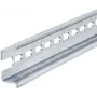 Stovo bėgelis Rittal 4933.000, plieninis, sidabrinis, gylis 455 mm, pakuotėje 6 vnt.