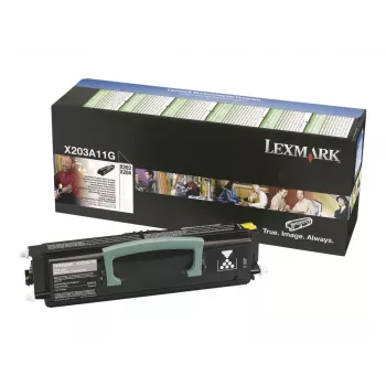 Lexmark Toneris X203A11G - Juodas - Talpa: 2 500 puslapių (X203A11G)