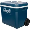 Coleman 50QT Xtreme Wheeled Cooler, mėlynas, plastikas, poliuretanas (PU), juoda, 47 l, 113 kg