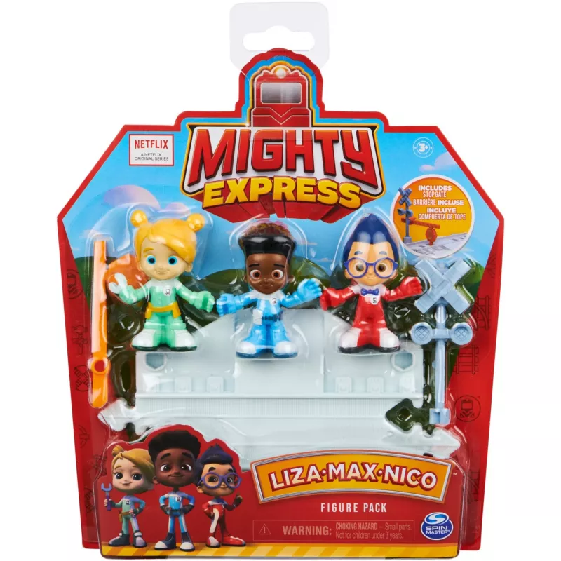 Mighty Express Kinderfiguren 3er-Set, žaidimo figūrėlė