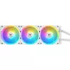 Integruotas skysčio aušintuvas THERMALTAKE MAGFloe 420 Ultra ARGB su 140 mm ventiliatoriais, 500–2000 RPM, baltas