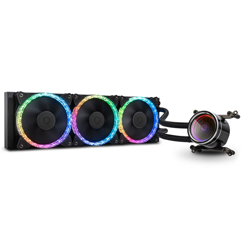 Bitspower Cyclops 360 AIO skysčio aušinimo sistema CPU, juoda