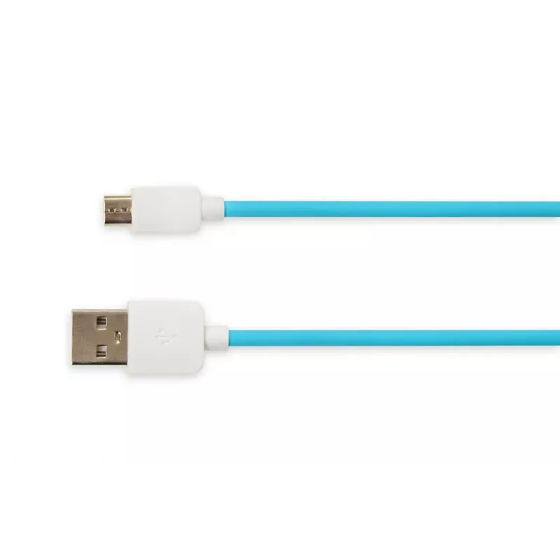 USB 2.0 laidas IBOX IKUMD3A — USB A į Micro-USB B, 1 m, mėlynas