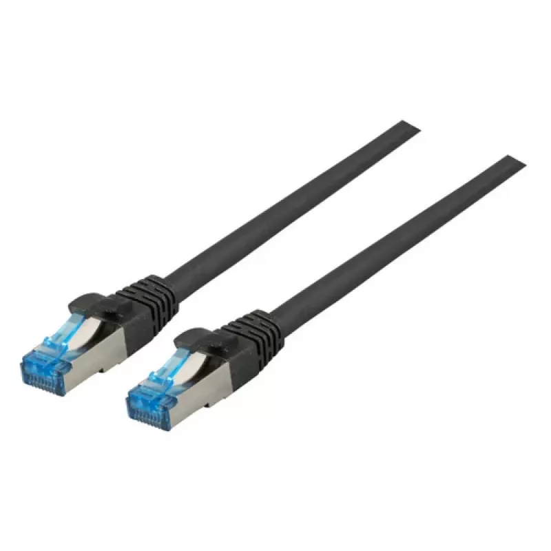 Tinklo kabelis EFB Elektronik K5525FSW.3 RJ-45 Cat6a 3 m Juodas