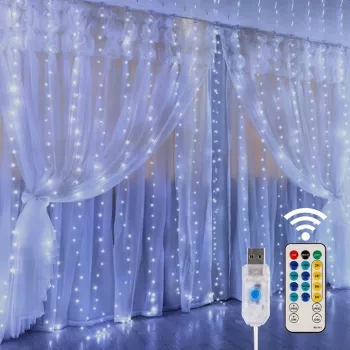 LED užuolaida Extralink KURTYNA LED 3x3 su nuotolinio valdymo pultu (modelis EX.73172)