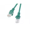 Patch Cord CAT.6 UTP LANBERG PCU6-20CC-0025-G — 0,25 m, RJ-45 vyriškas–vyriškas, CCA, 250 MHz, žalias, 10 vnt. pakuotė