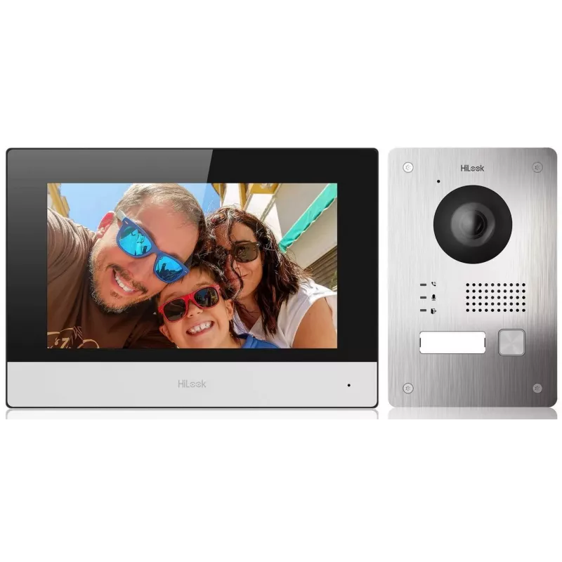 Vaizdo domofonas Hikvision HD-VIS-02 su 7 colių spalvotu ekranu ir Wi‑Fi palaikymu