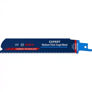 “Bosch EXPERT 'VIDUTINIO STORIO TVIRTAM METALUI' S 955 HHM” pjūklo geležtė Didelio anglies plieno (HCS) 1 vnt.