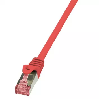 Logilink PrimeLine - komutacinis kabelis - RJ-45 (V) - RJ-45 (V) - 1 m - SFTP, PiMF - CAT 6 - lygus, be halogenų - raudona (CQ2034S)