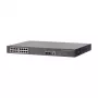 “Dahua Technology PoE DH-PFS4218-16GT-240” tinklo komutatorius Valdomas Gigabit Ethernet (10/100/1000) Power over Ethernet (PoE) Juodas