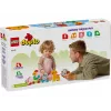 Konstruktorius LEGO DUPLO Gyvūnų traukinys 10412 — 19 dalių, nuo 1,5 metų, 170×60×430 mm