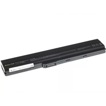 Baterija Green Cell AS02, skirta ASUS K52 serijai — Li‑Ion 4400 mAh, 11,1 V, 6 elementai, juoda