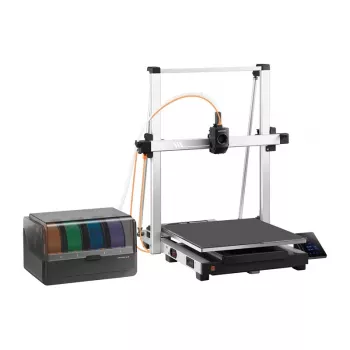 3D spausdintuvas AnyCubic Kobra 3 Max Combo — kūrimo sritis 420×420×500 mm, PETG/PLA, maks. purkštuko temperatūra 300°C, lovelės 90°C, Wi‑Fi