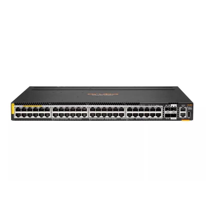 Valdomas tinklo komutatorius HP Enterprise Aruba R8S90A 48x 5G Ethernet (100/1000/5000) PoE, RJ-45/USB-C konsolė, 880 Gbit/s