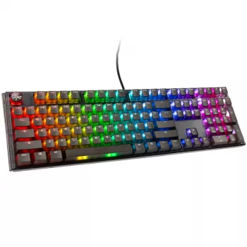 Ducky One 3 Aura klaviatūra žaidimams USB QWERTY US International juoda