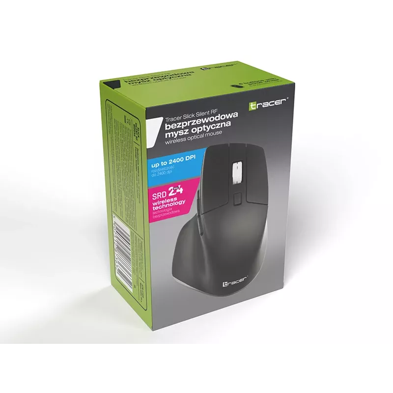 Tracer 47420 Belaidė optinė pelė Slick Silent RF