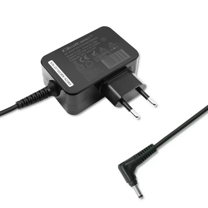 Maitinimo adapteris QOLTEC 45W 20V 2.25A nešiojamiesiems prietaisams, modelis 52393