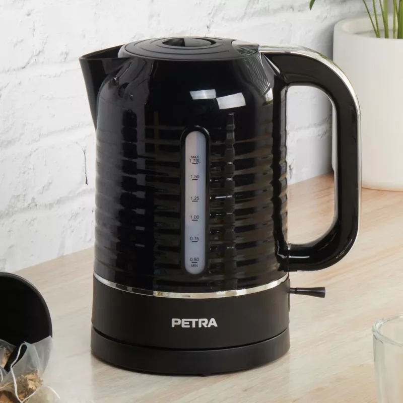 Elektrinis virdulys Petra 1,7 l 3 kW juodas