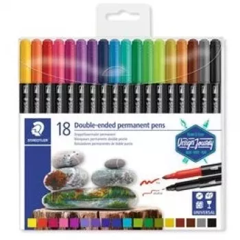 Nuolatinis žymeklis Staedtler 3187 Įvairių spalvų 18 vnt.