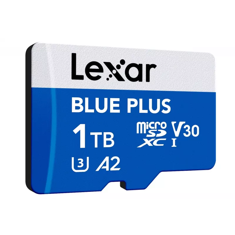 Lexar atminties kortelė microSD 1TB C10 A2 U3 V30 170MB/s Blue Plus