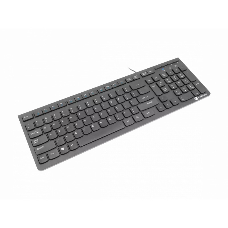 Natec Discus 2 - klaviatūra - QWERTY - JAV - juoda - Klaviatūra - JAV anglų - juoda