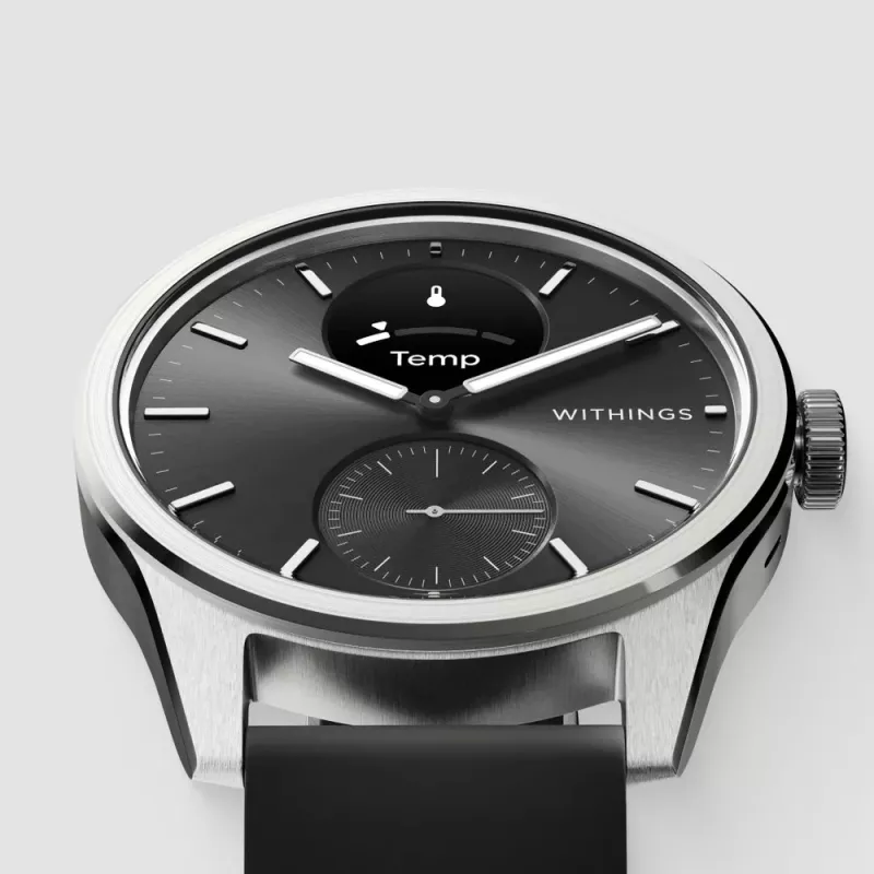 Hibridinis išmanusis laikrodis Withings ScanWatch 2, juodas