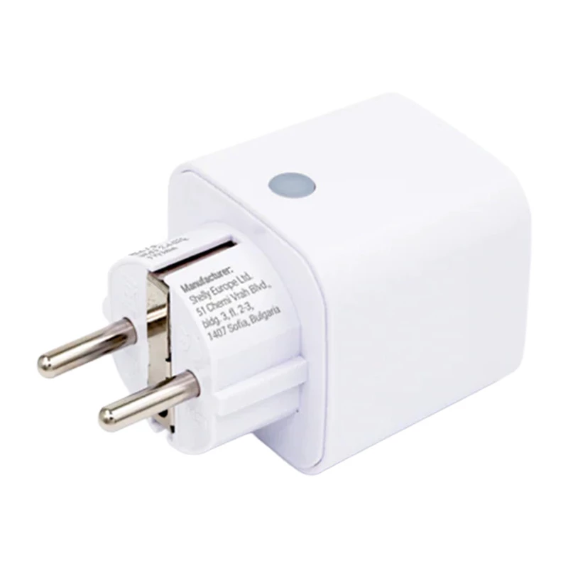 Shelly Plug PM Gen3 Matter 13A išmanusis lizdas, baltas
