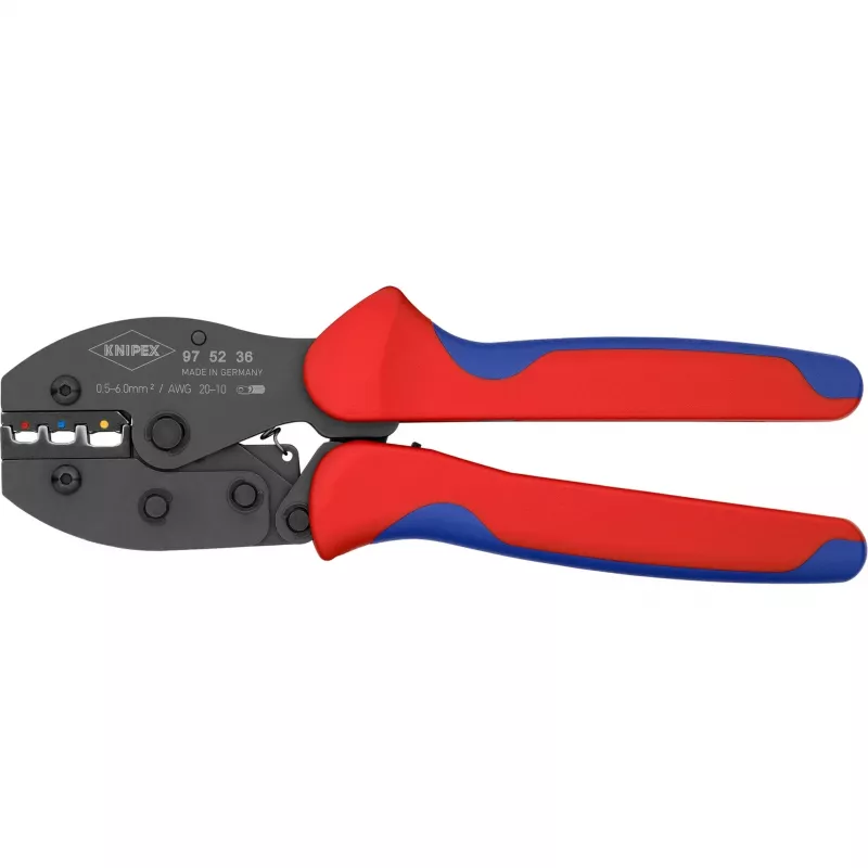 Knipex užspaudimo replės PreciForce L.220mm 0.5- 6 (AWG 20-10) mm 487g