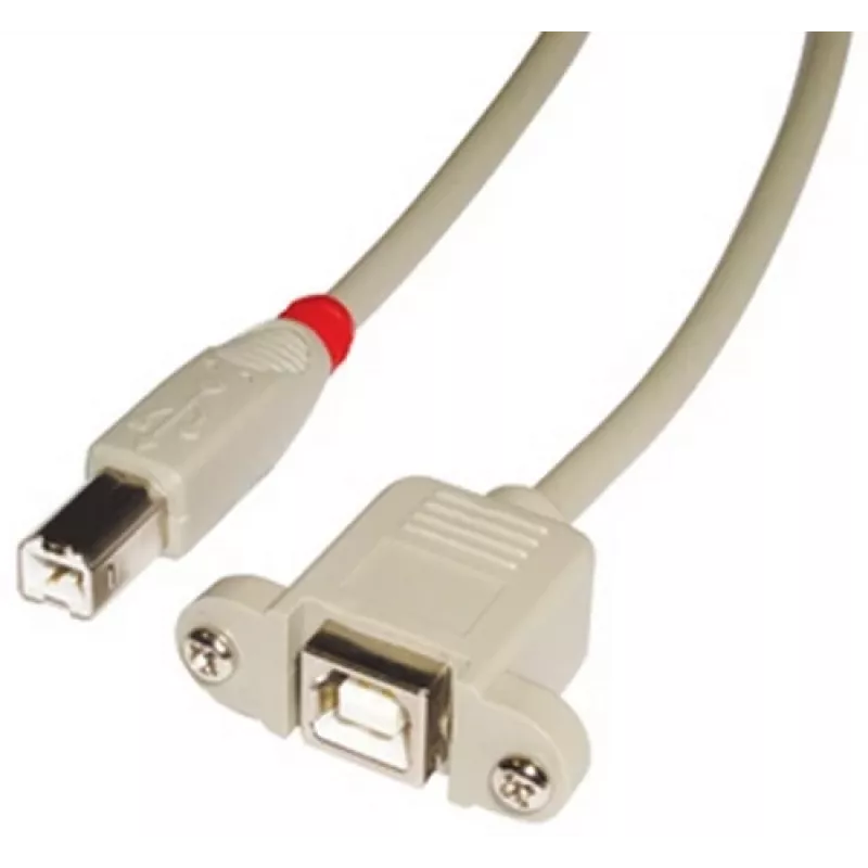 Lindy 31801 USB kabelis USB 2.0 1 m USB B Pilka