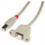 Lindy 31801 USB kabelis USB 2.0 1 m USB B Pilka