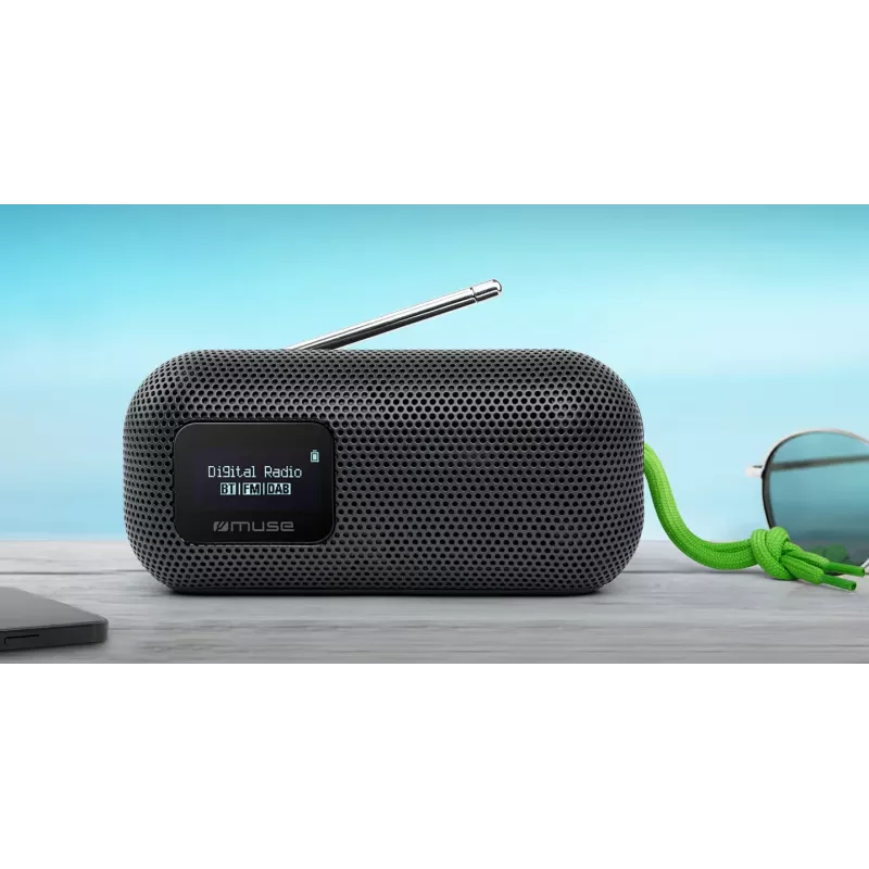 Muse garsiakalbis su FM radiju | M-750 FBT | 10 W | Atsparus vandeniui | Bluetooth | Juodas | Nešiojamas | Belaidis ryšys