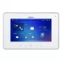 Domofono priedas DAHUA VTH5221DW-S2 — 7 colių 1024x600 ekranas, Wi‑Fi 802.11b/g/n, 10/100 Mbps LAN, 7W, baltas