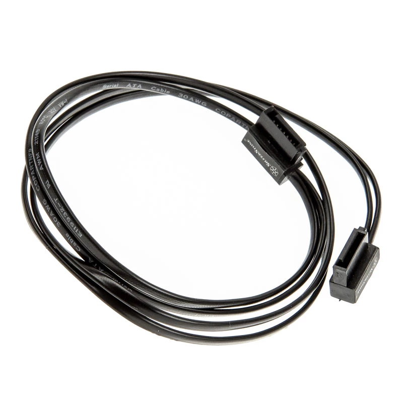 SilverStone SST-CP11B Super Low Profile SATA kabelis - 50 cm, juodas