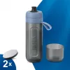 BRITA Active vandens filtro buteliukas 600 ml pastelinės mėlynos spalvos su filtrais