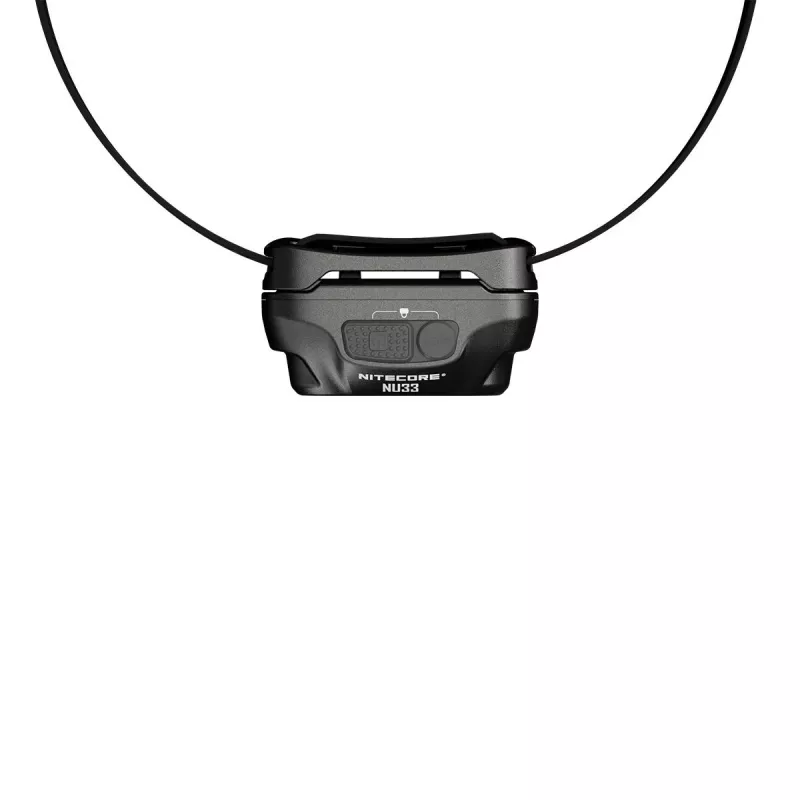 Antgalinis žibintuvėlis Nitecore NU33, juodas, 3 šviesos diodai, 700 liumenų, aliuminis, įkraunamas per USB, IP66
