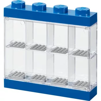Room Copenhagen LEGO minifigūrėlių vitrina Mėlyna (mėlyna/skaidri, skaidri)
