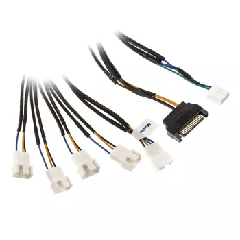 Akasa Flexa FP5S PWM skirstytuvas-laidas (5 ventiliatoriams) – įvilktas, 45 cm (AK-CBFA07-45)
