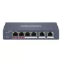 Valdomas komutatorius Hikvision DS-3E1106HP-EI 6 prievadų PoE Fast Ethernet