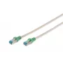 Tinklo kabelis Digitus CAT 5e F/UTP kryžminis RJ-45 1m Pilkas