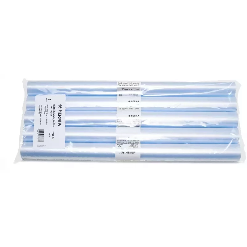 Herma knygų aplankalų plėvelė 10 m x 40 cm permatoma 7386